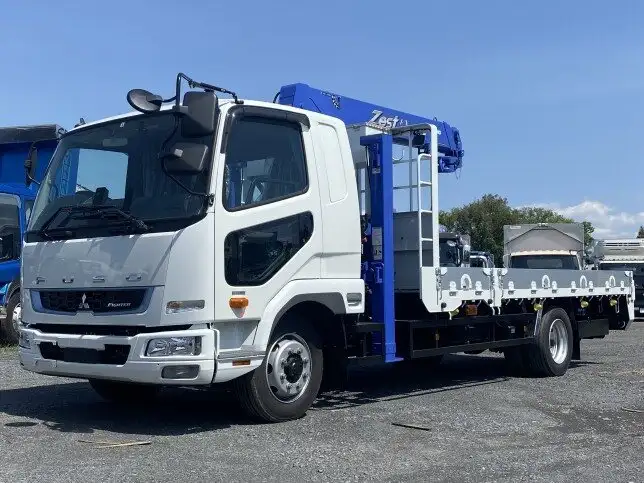 三菱 ファイター 中型/増トン 車両重機運搬 3段クレーン ラジコン の中古トラック【車両No.126798】