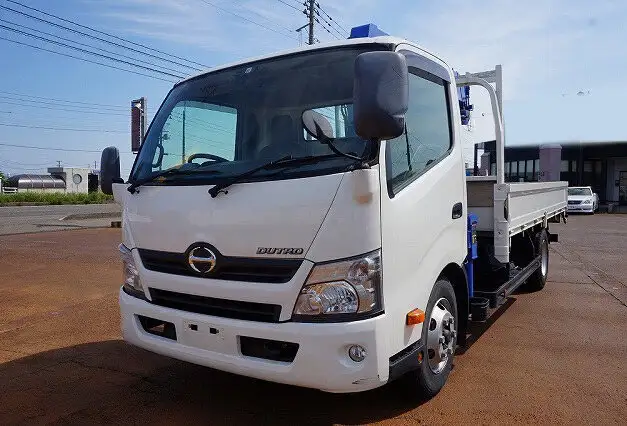 日野 デュトロ 小型 クレーン付 床鉄板 5段 の中古トラック【車両No.127167】