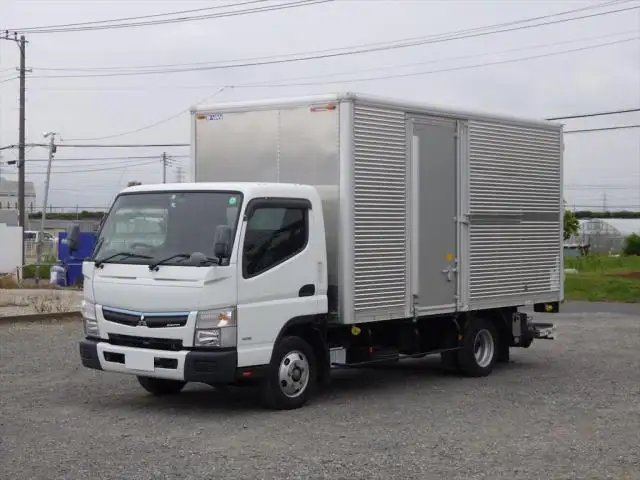 三菱 キャンター 小型 アルミバン パワーゲート サイドドア の中古トラック【車両No.127023】