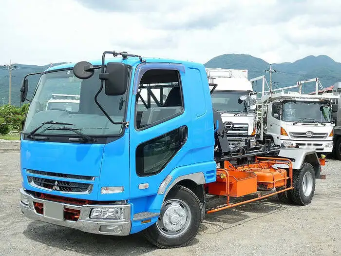 三菱 ファイター 中型/増トン アームロール ツインホイスト ベッド の中古トラック【車両No.127484】
