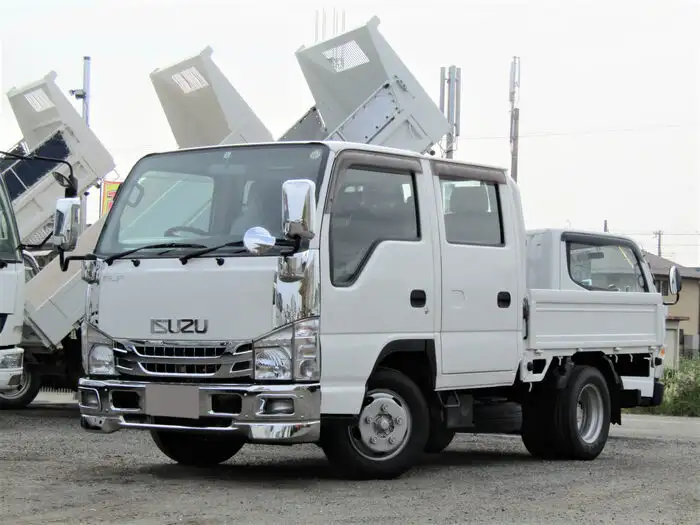 いすゞ エルフ 小型 平ボディ Wキャブ BKG-NJR85A の中古トラック【車両No.127109】