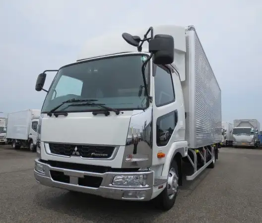 三菱 ファイター 中型/増トン アルミバン パワーゲート ベッド の中古トラック【車両No.127288】