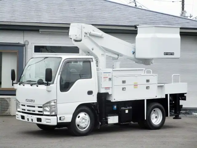 いすゞ エルフ 小型 高所・建柱車 高所作業車 TKG-NKR85AN	 の中古トラック【車両No.127605】