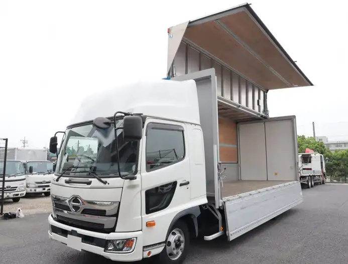 日野 レンジャー 中型/増トン ウイング パワーゲート ベッド の中古トラック【車両No.127788】