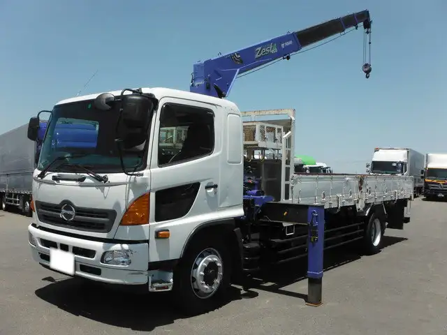 日野 レンジャー 中型/増トン クレーン付 エアサス 4段 の中古トラック【車両No.127685】