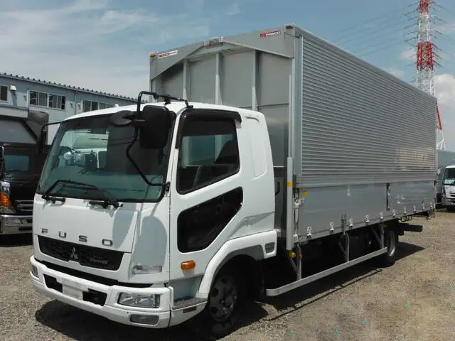 三菱 ファイター 中型/増トン ウイング ベッド TKG-FK61F の中古トラック【車両No.127718】