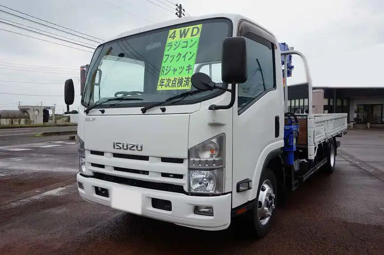 いすゞ エルフ 小型 クレーン付 6段 ラジコン の中古トラック【車両No.127735】