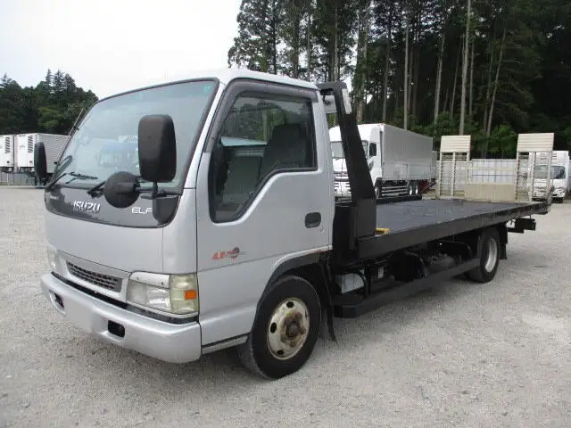 いすゞ エルフ 小型 車両重機運搬 ウインチ KR-NPR81PAV の中古トラック【車両No.128084】