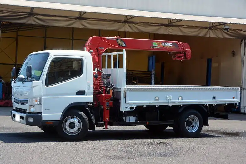 三菱 キャンター 小型 クレーン付 4段 ラジコン の中古トラック【車両No.128010】