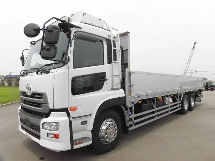 日産UD クオン 大型 平ボディ 床鉄板 アルミブロック の中古トラック【車両No.128006】