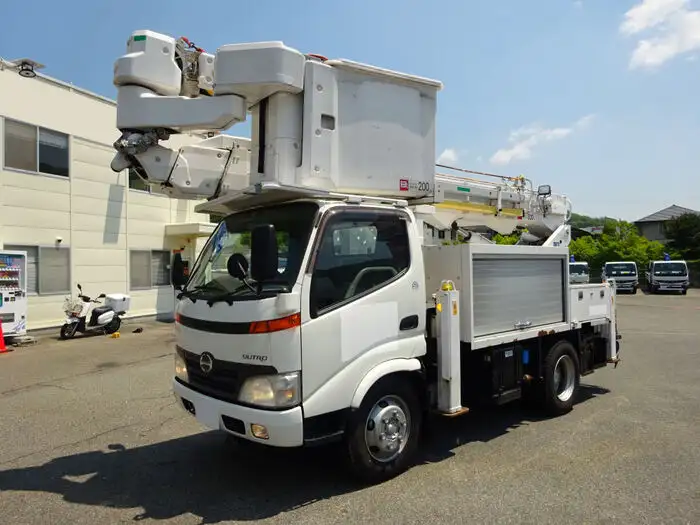 日野 デュトロ 小型 高所・建柱車 高所作業車 電工仕様 の中古トラック【車両No.128243】