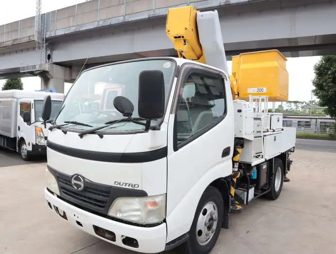 日野 デュトロ 小型 高所・建柱車 高所作業車 電工仕様 の中古トラック【車両No.128338】