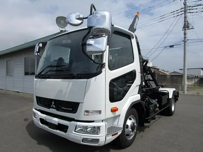 三菱 ファイター 中型/増トン アームロール ツインホイスト 2KG-FK7F の中古トラック【車両No.128137】