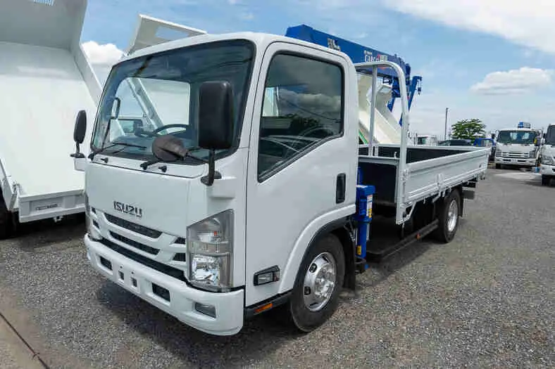 いすゞ エルフ 小型 クレーン付 4段 ラジコン の中古トラック【車両No.128538】