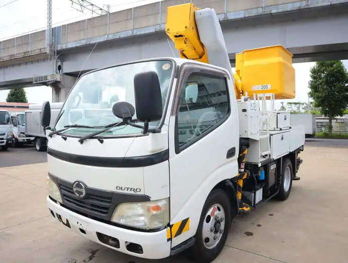 日野 デュトロ 小型 高所・建柱車 高所作業車 電工仕様 の中古トラック【車両No.128450】
