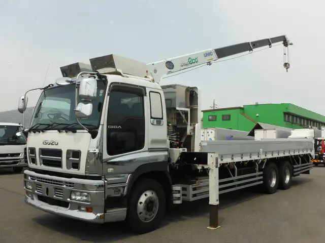 いすゞ ギガ 大型 クレーン付 アルミブロック エアサス の中古トラック【車両No.128224】