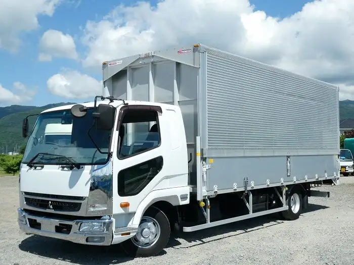 三菱 ファイター 中型/増トン ウイング エアサス ベッド の中古トラック【車両No.128736】