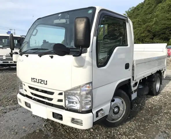 いすゞ エルフ 小型 平ボディ パワーゲート 床鉄板 の中古トラック【車両No.128012】