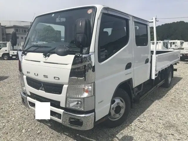 三菱 キャンター 小型 平ボディ Wキャブ TKG-FEA20 の中古トラック【車両No.128303】