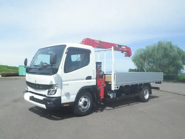 三菱 キャンター 小型 クレーン付 アルミブロック 4段 の中古トラック【車両No.128904】