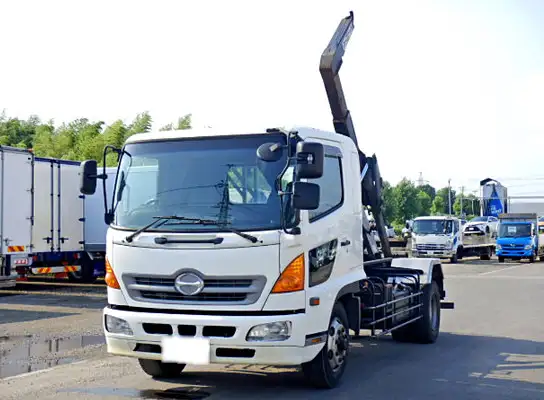 日野 レンジャー 中型/増トン アームロール ツインホイスト ベッド の中古トラック【車両No.129180】