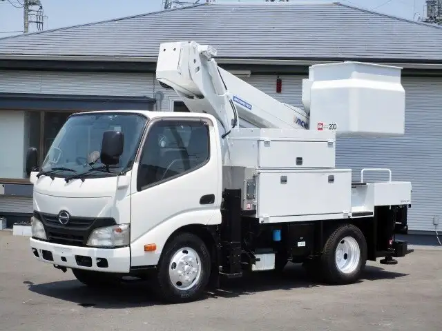 日野 デュトロ 小型 高所・建柱車 高所作業車 SKG-XZU600X の中古トラック【車両No.128614】