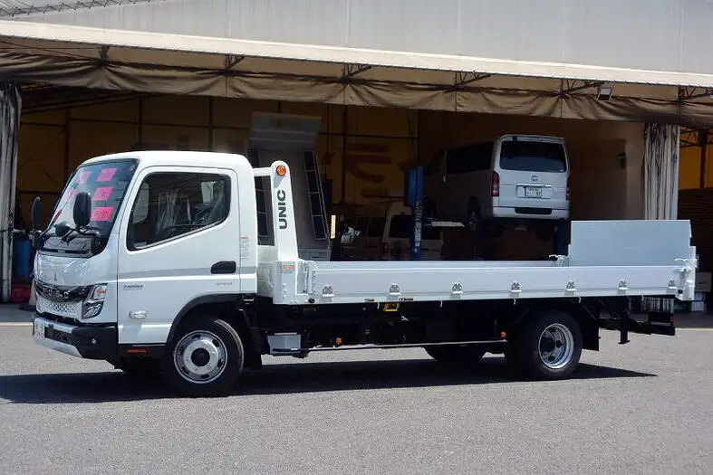 三菱 キャンター 小型 車両重機運搬 ラジコン ウインチ の中古トラック【車両No.129080】