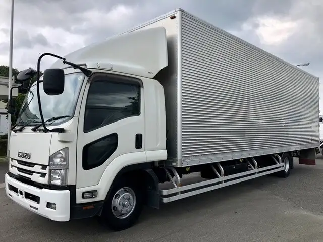 いすゞ フォワード 中型/増トン アルミバン エアサス ベッド の中古トラック【車両No.128933】