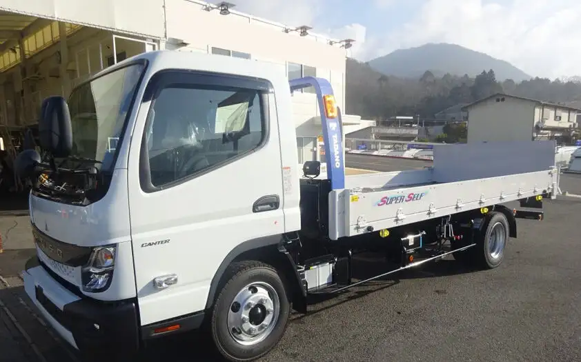 三菱 キャンター 小型 車両重機運搬 ラジコン ウインチ の中古トラック【車両No.129109】