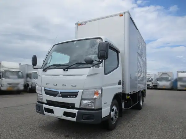 三菱 キャンター 小型 アルミバン パワーゲート サイドドア の中古トラック【車両No.129371】