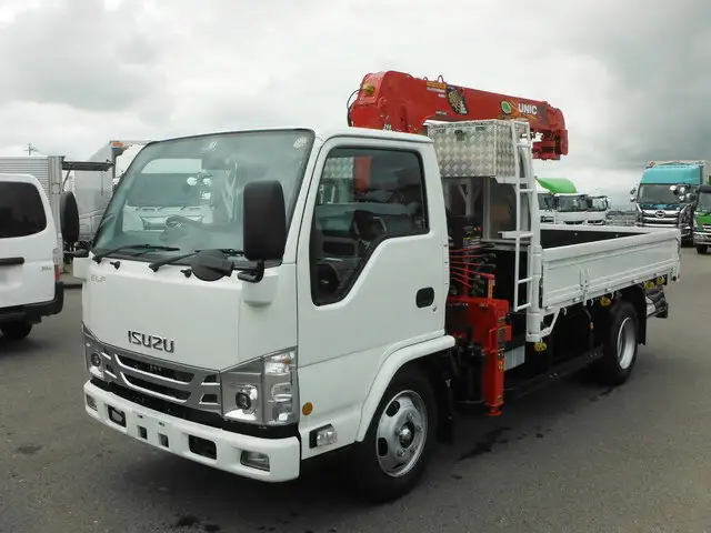 いすゞ エルフ 小型 クレーン付 4段 ラジコン の中古トラック【車両No.129257】