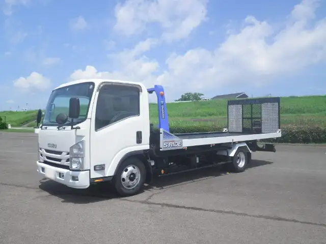 いすゞ エルフ 小型 車両重機運搬 ラジコン ウインチ の中古トラック【車両No.129401】