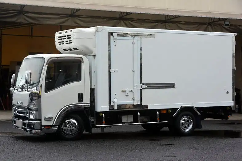 いすゞ エルフ 小型 冷凍冷蔵 低温 床ステン の中古トラック【車両No.129452】