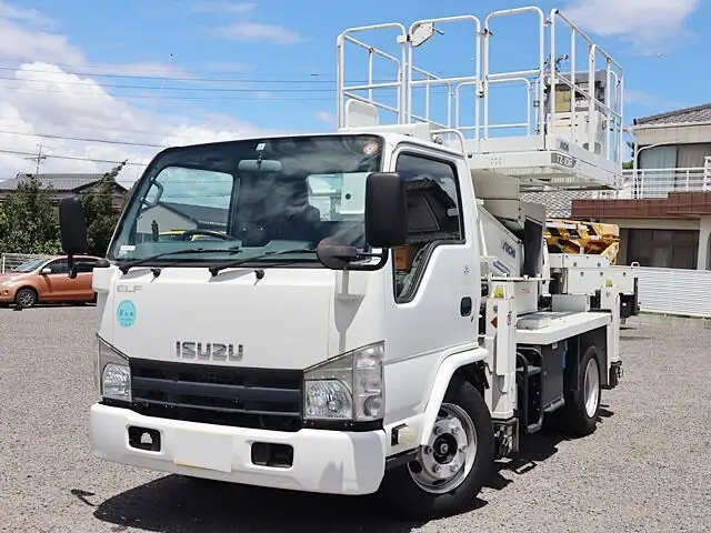 いすゞ エルフ 小型 高所・建柱車 高所作業車 SKG-NKR85YN の中古トラック【車両No.129559】