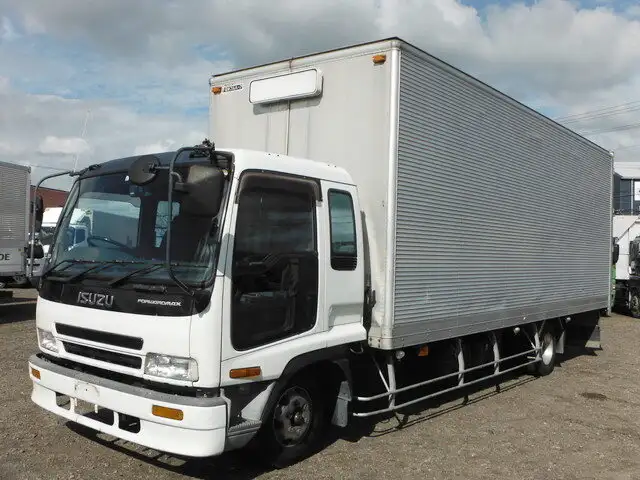 いすゞ フォワード 中型/増トン アルミバン エアサス 床鉄板 の中古トラック【車両No.129655】