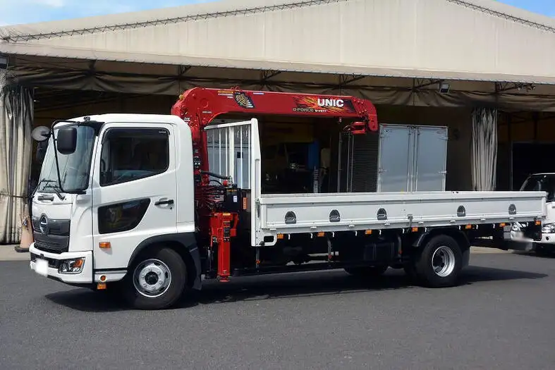 日野 レンジャー 中型/増トン クレーン付 4段 ラジコン の中古トラック【車両No.129922】