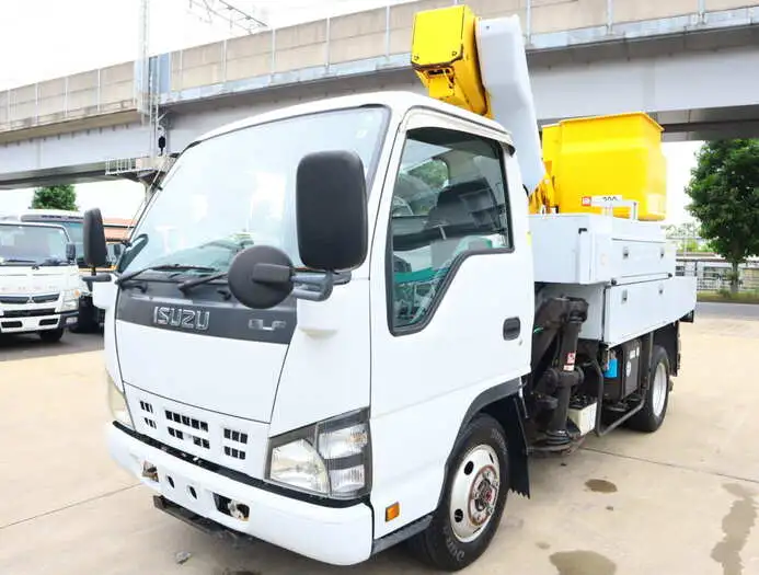 いすゞ エルフ 小型 高所・建柱車 高所作業車 電工仕様 の中古トラック【車両No.130181】