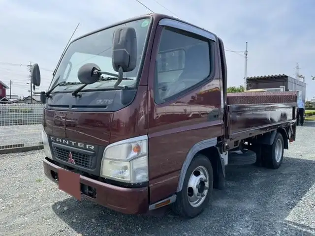 三菱 キャンター 小型 平ボディ パワーゲート 床鉄板 の中古トラック【車両No.130313】
