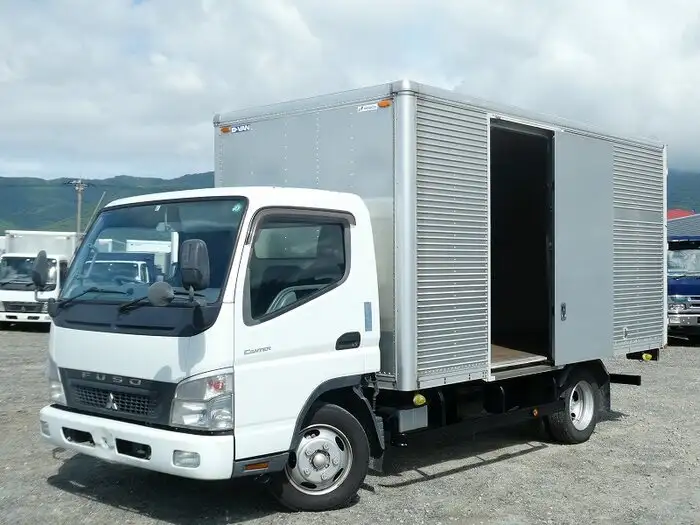 三菱 キャンター 小型 アルミバン サイドドア PDG-FE84DV の中古トラック【車両No.130358】