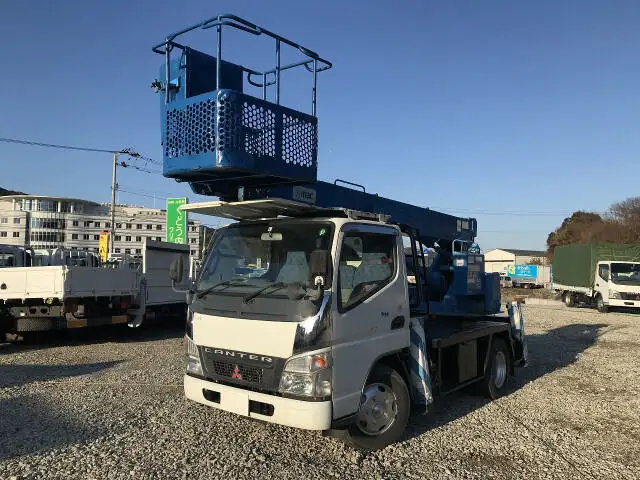 三菱 キャンター 小型 高所・建柱車 高所作業車 PA-FE73DBX の中古トラック【車両No.130207】