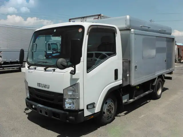 いすゞ エルフ 小型 アルミバン ボトルカー サイドドア の中古トラック【車両No.130623】