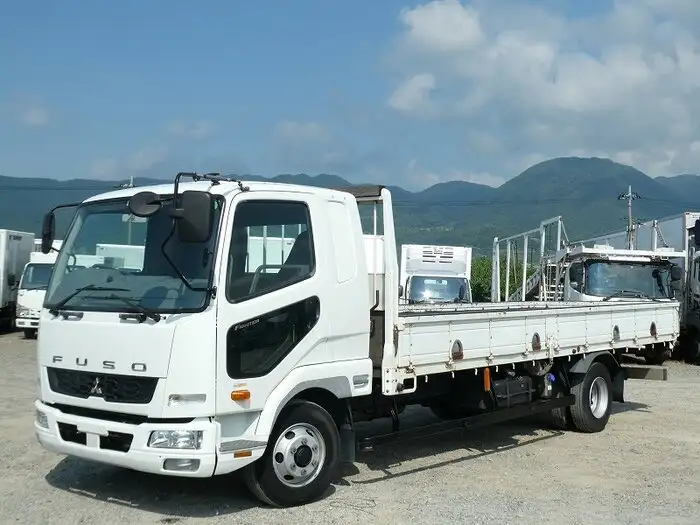 三菱 ファイター 中型/増トン 平ボディ ベッド SKG-FK61F の中古トラック【車両No.130737】