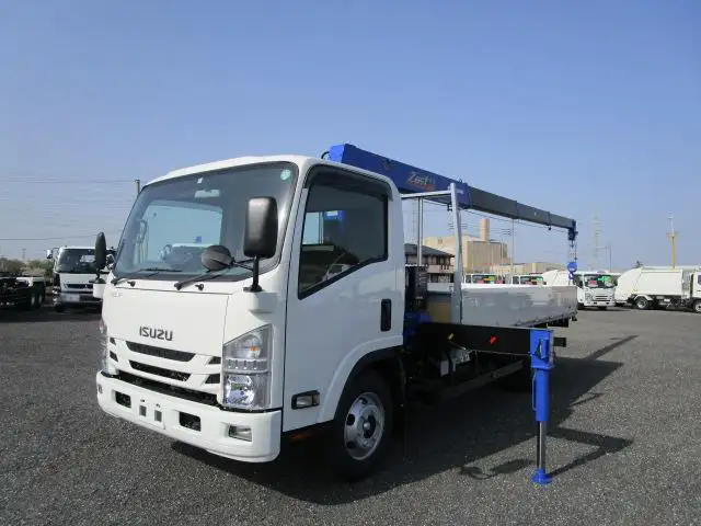 いすゞ エルフ 小型 クレーン付 アルミブロック 4段 の中古トラック【車両No.130586】