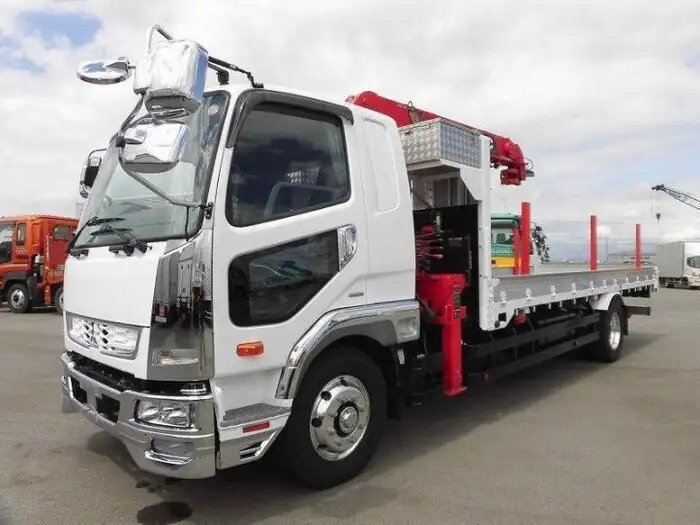 三菱 ファイター 中型/増トン クレーン付 エアサス 4段 の中古トラック【車両No.130382】