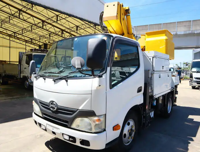 日野 デュトロ 小型 高所・建柱車 高所作業車 電工仕様 の中古トラック【車両No.130528】