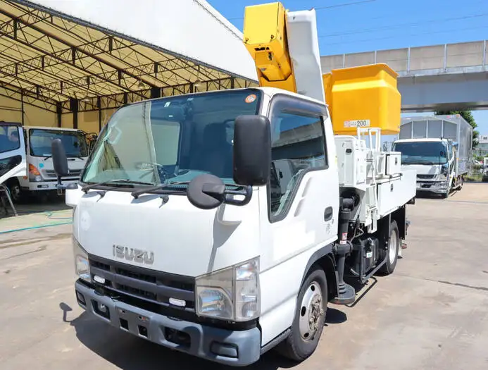 いすゞ エルフ 小型 高所・建柱車 高所作業車 電工仕様 の中古トラック【車両No.130532】