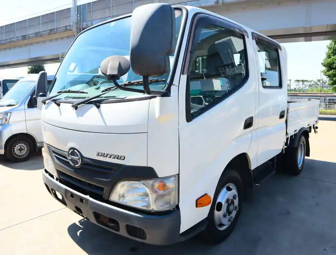 日野 デュトロ 小型 平ボディ Wキャブ TKG-XZU605M の中古トラック【車両No.130497】