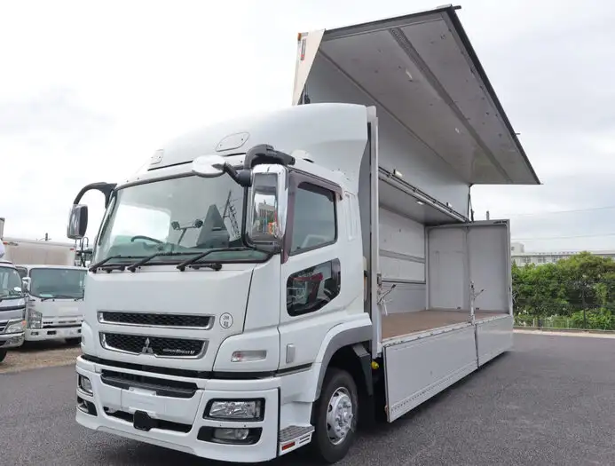 三菱 スーパーグレート 大型 ウイング エアサス ベッド の中古トラック【車両No.130526】