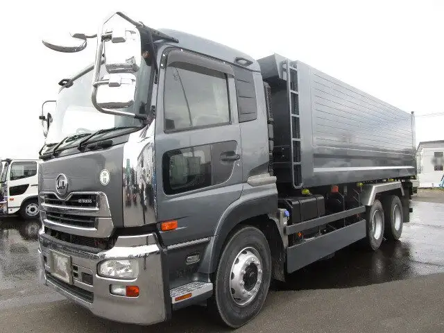 日産UD クオン 大型 ダンプ 土砂禁 ベッド の中古トラック【車両No.130956】