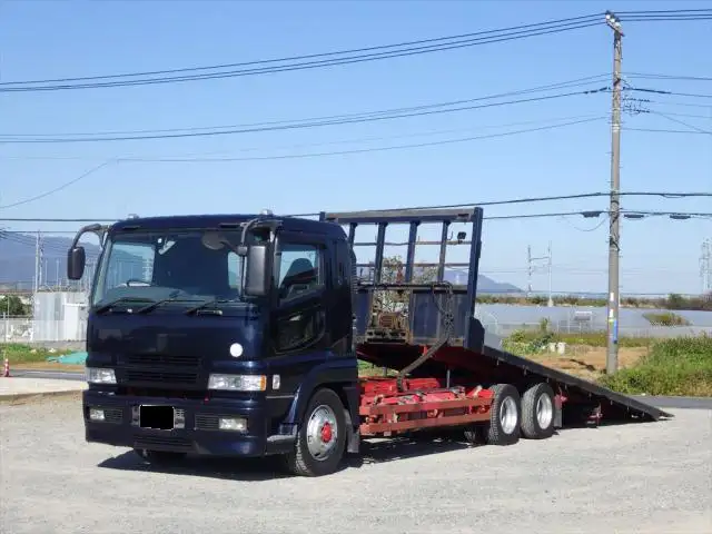 三菱 スーパーグレート 大型 車両重機運搬 ウインチ ベッド の中古トラック【車両No.131108】
